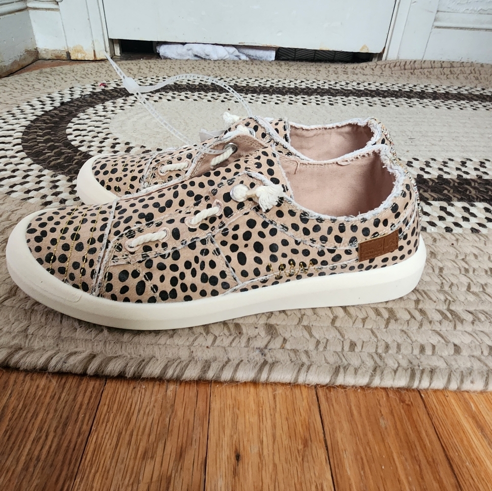 Blowfish Leopard Print Beachside Sneakers